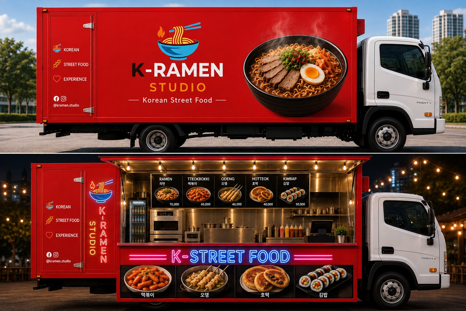 K-RED K-Food Truck exterior design